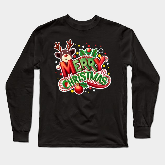 Christmas Long Sleeve T-Shirt by Kayniger